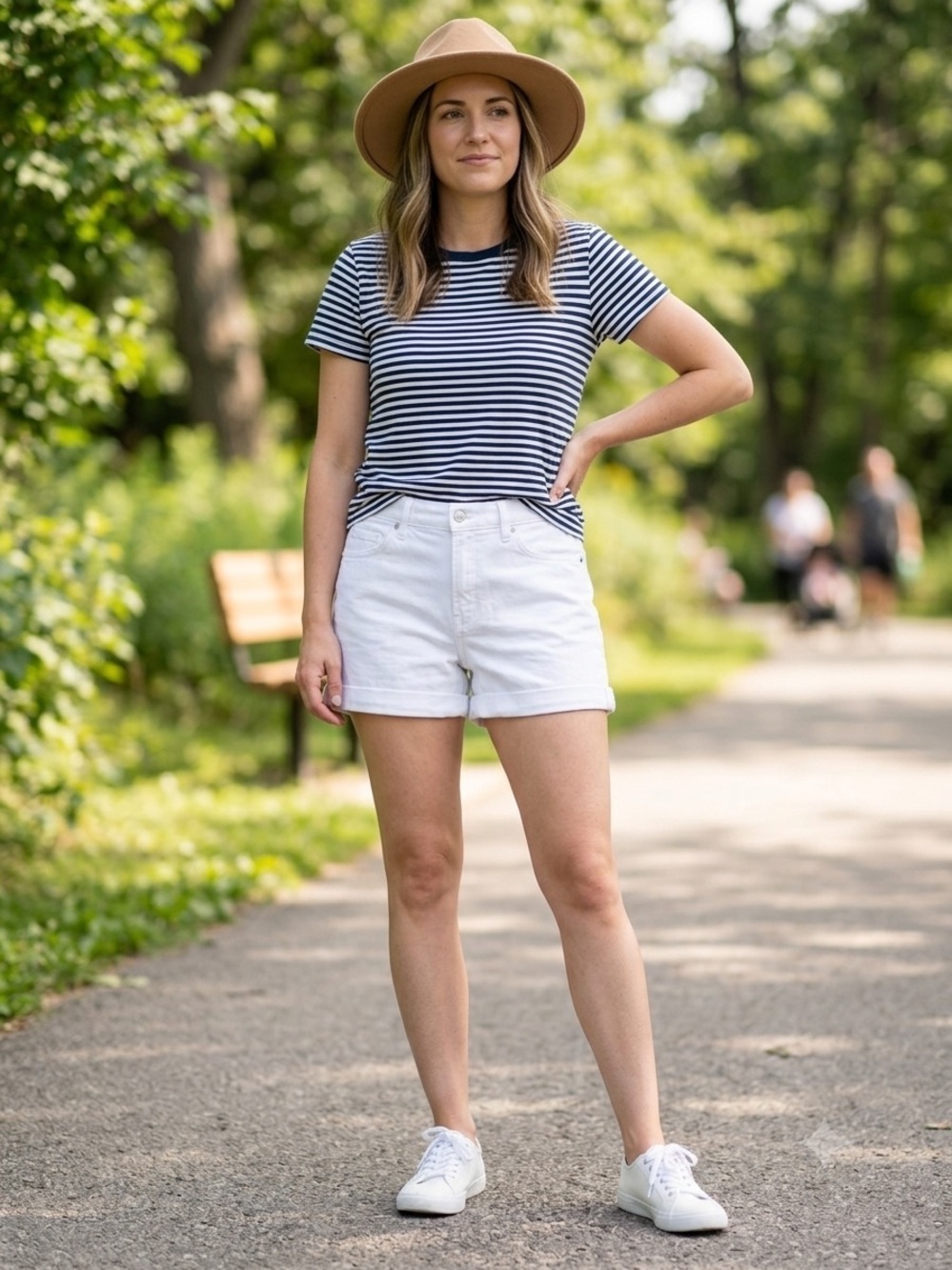 Old Navy white OG Shorts
